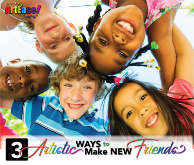 "3 Artistic Ways to Make New Friends" Blog