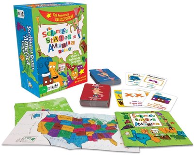 Geography Buffer-Scrambled States of America Card Game
