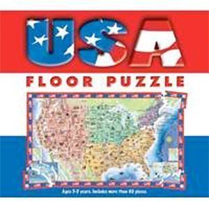 Geography Buffer - USA Map Floor Puzzle