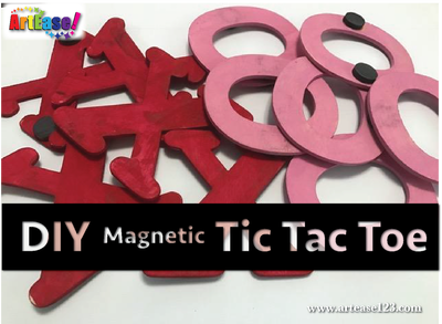 DIY Magnetic Tic Tac Toe