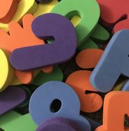 Foam Letters for Water Breaks and Language Arts