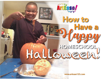 ArtEase! How to Have a Happy Homeschool Halloween