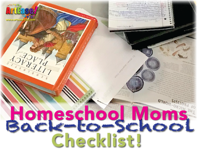 "Homeschool Moms Back-to-School Checklist!"