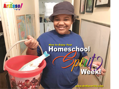 ArtEase! "How to Enjoy Your Homeschool Spirit Week" - Xander