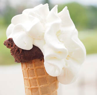 National Ice Cream Cone Dilly Day-Chocolate Ice Cream & Whipped Cream