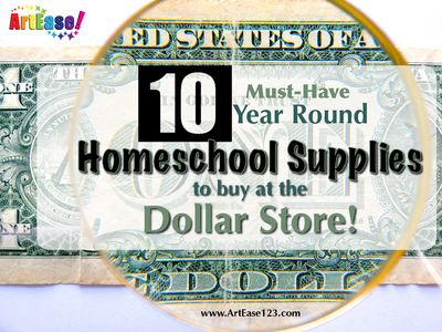 10 Must-Have Year Round Homeschool Supplies at the Dollar Store